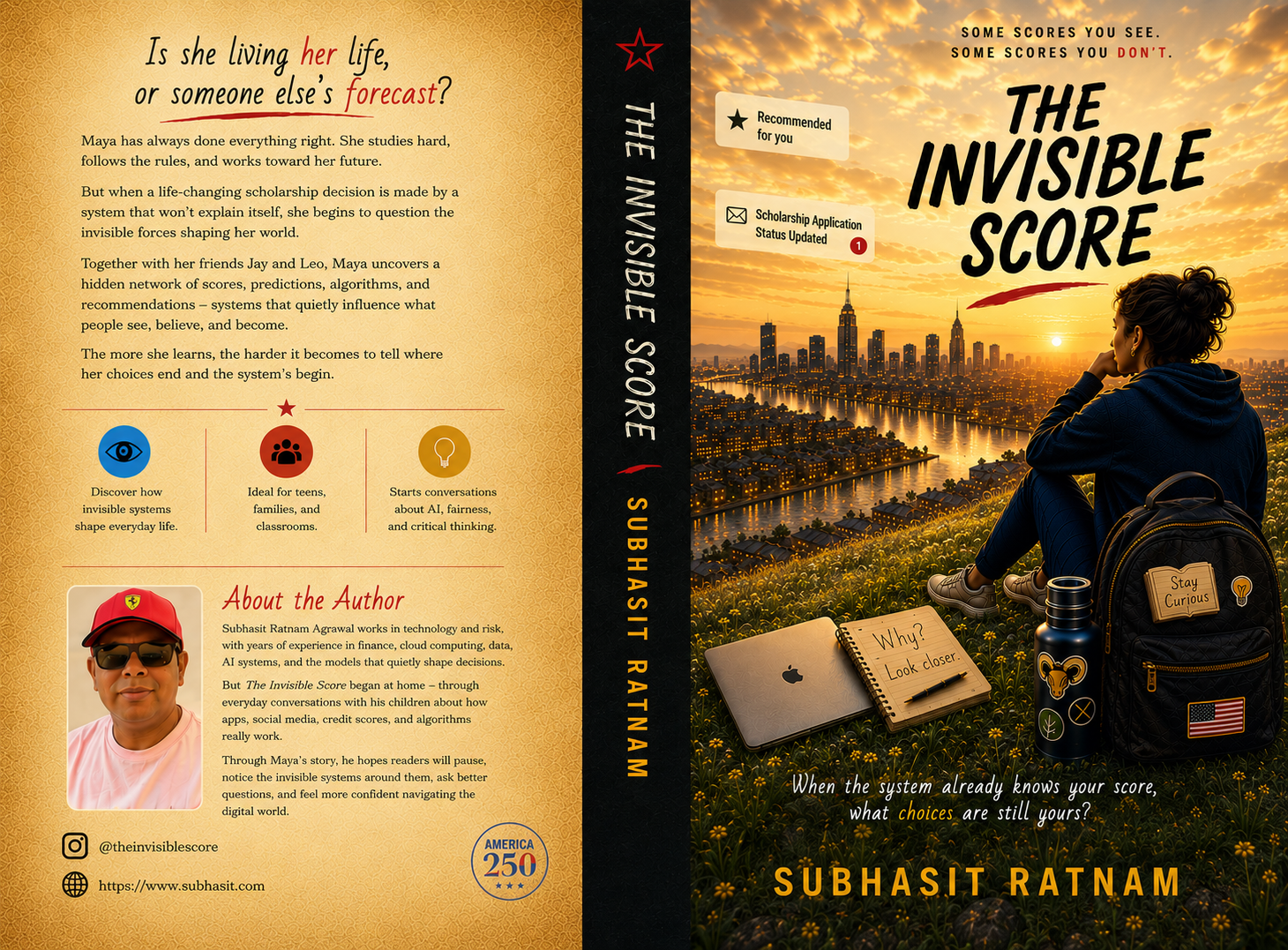 The Invisible Score by Subhasit Ratnam - book cover
